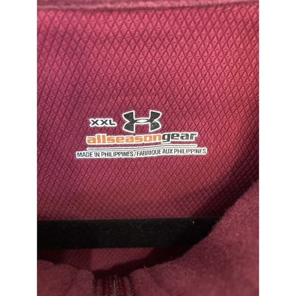 Under Armour All Season Gear Full Zip Men’s Jacket Size XXL Burgundy - Picture 3 of 4